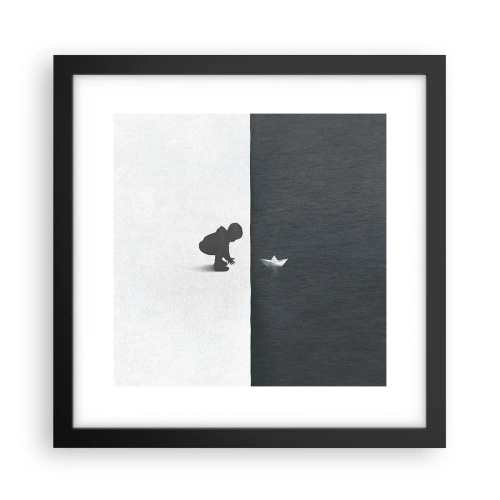 Poster in cornice nera - La grande spedizione - 30x30 cm