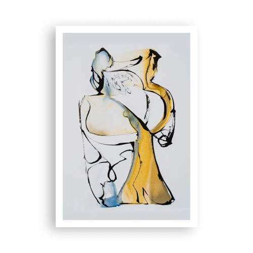 Poster - Astrazione di vetro - 70x100 cm