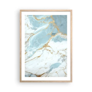 Poster in cornice rovere chiaro - La ricchezza della pietra - 50x70 cm