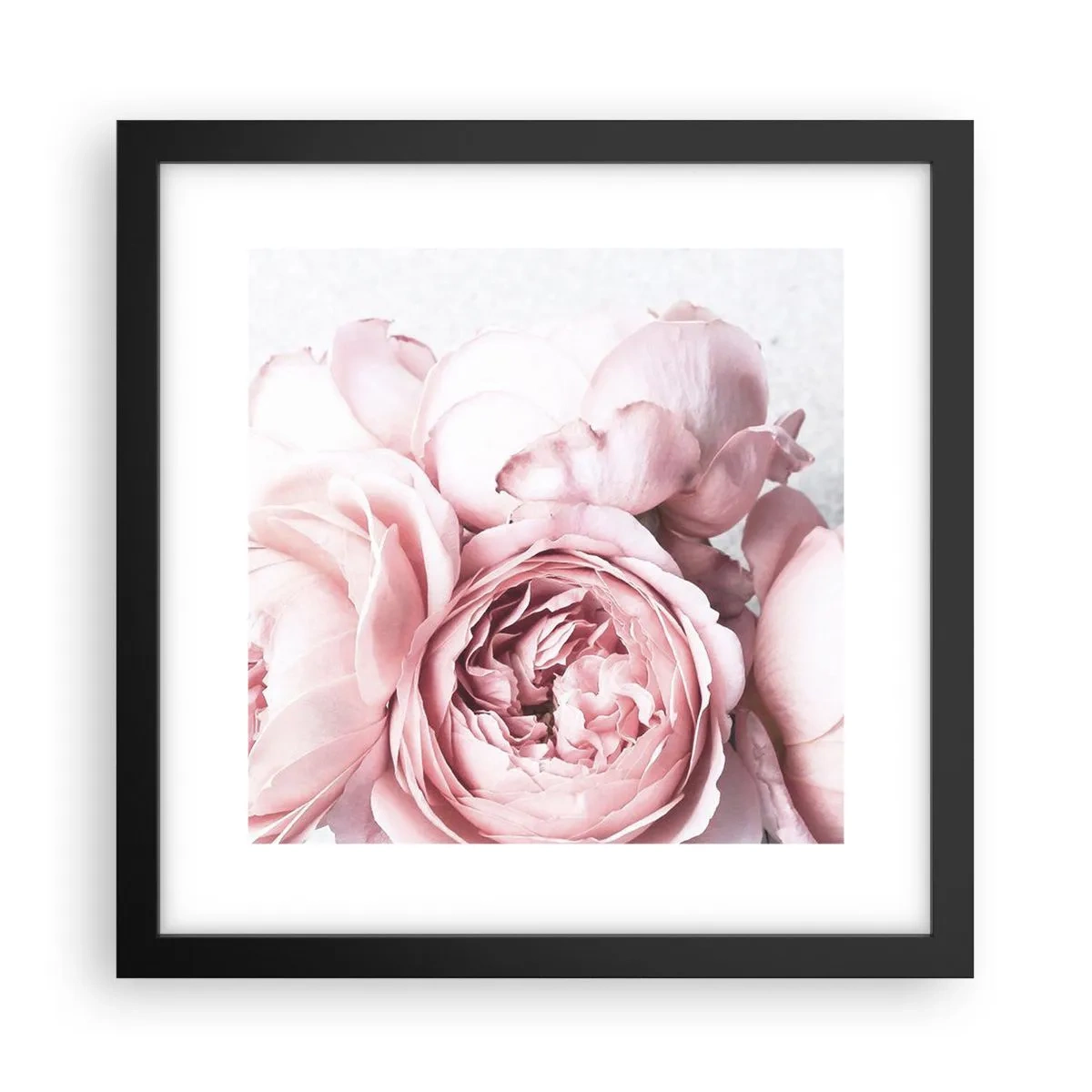 Poster in cornice nera - Per i romantici - 30x30 cm