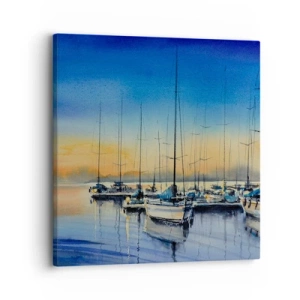 Quadro su tela - Stampe su Tela - La fine di una buona giornata - 30x30 cm