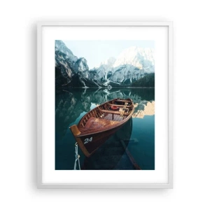 Poster in cornice bianca - Come dipinto sul vetro - 40x50 cm