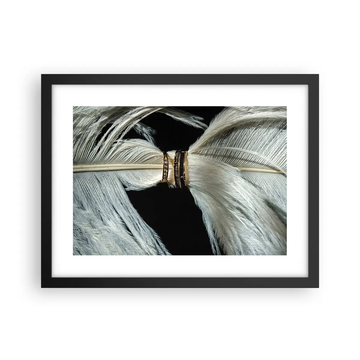 Poster in cornice nera - ...e non ti lascerò... - 40x30 cm