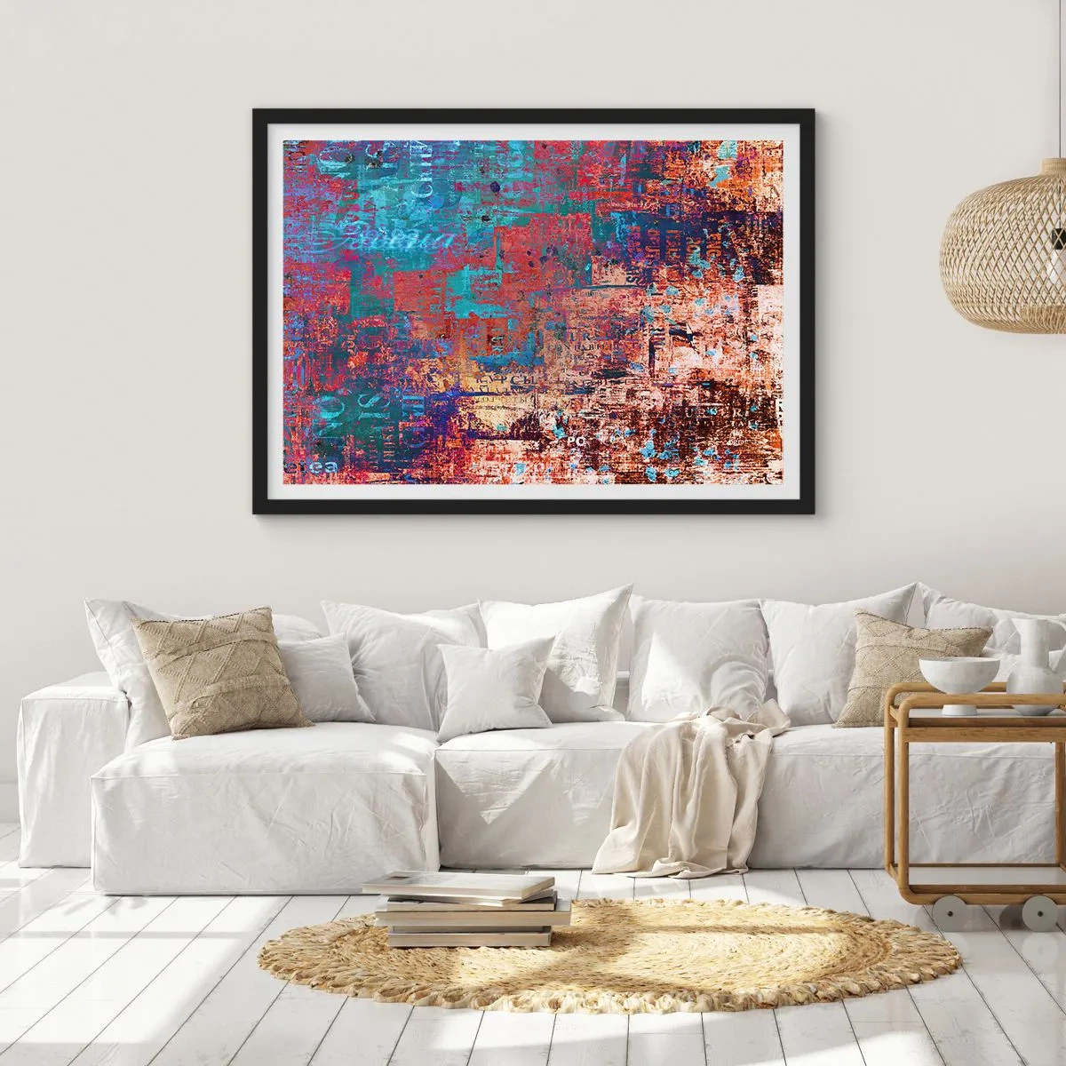 Poster in cornice nera - Memoria e dimenticanza - 91x61 cm