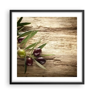 Poster in cornice nera - Direttamente dalla natura - 50x50 cm