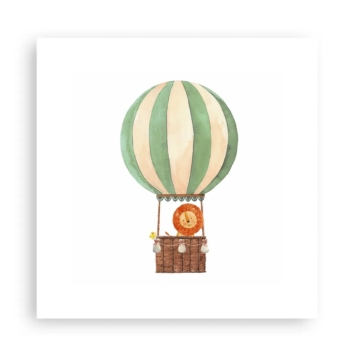 Poster - I viaggi del leone - 30x30 cm