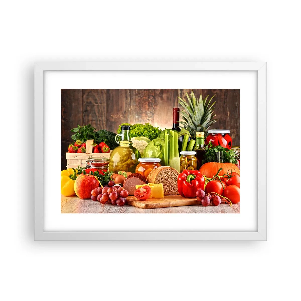 Poster in cornice bianca - Affumicati, arrostiti, marinati - 40x30 cm