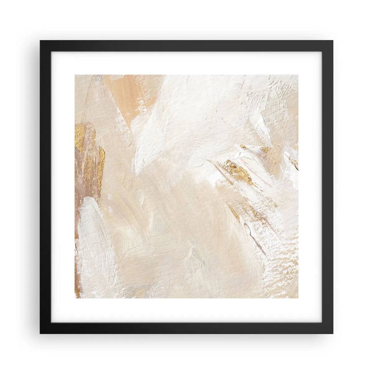 Poster in cornice nera - Composizione pastello - 40x40 cm