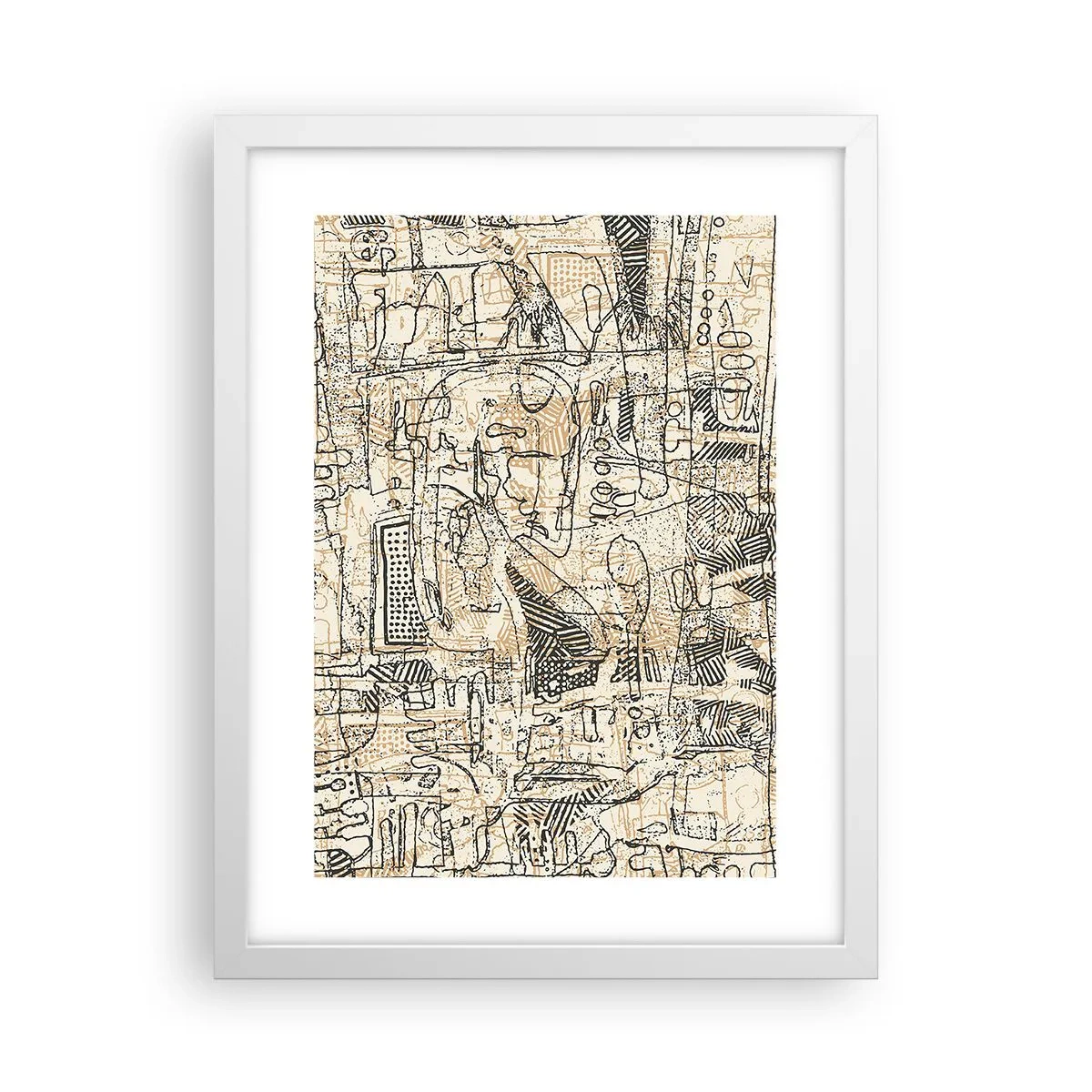 Poster in cornice bianca - In attesa di essere decifrato - 30x40 cm