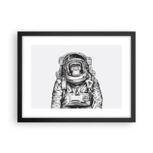 Poster in cornice nera - Evoluzione alternativa - 40x30 cm