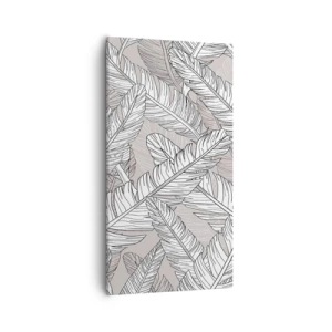 Quadro su tela - Stampe su Tela - Vortice di piume - 55x100 cm