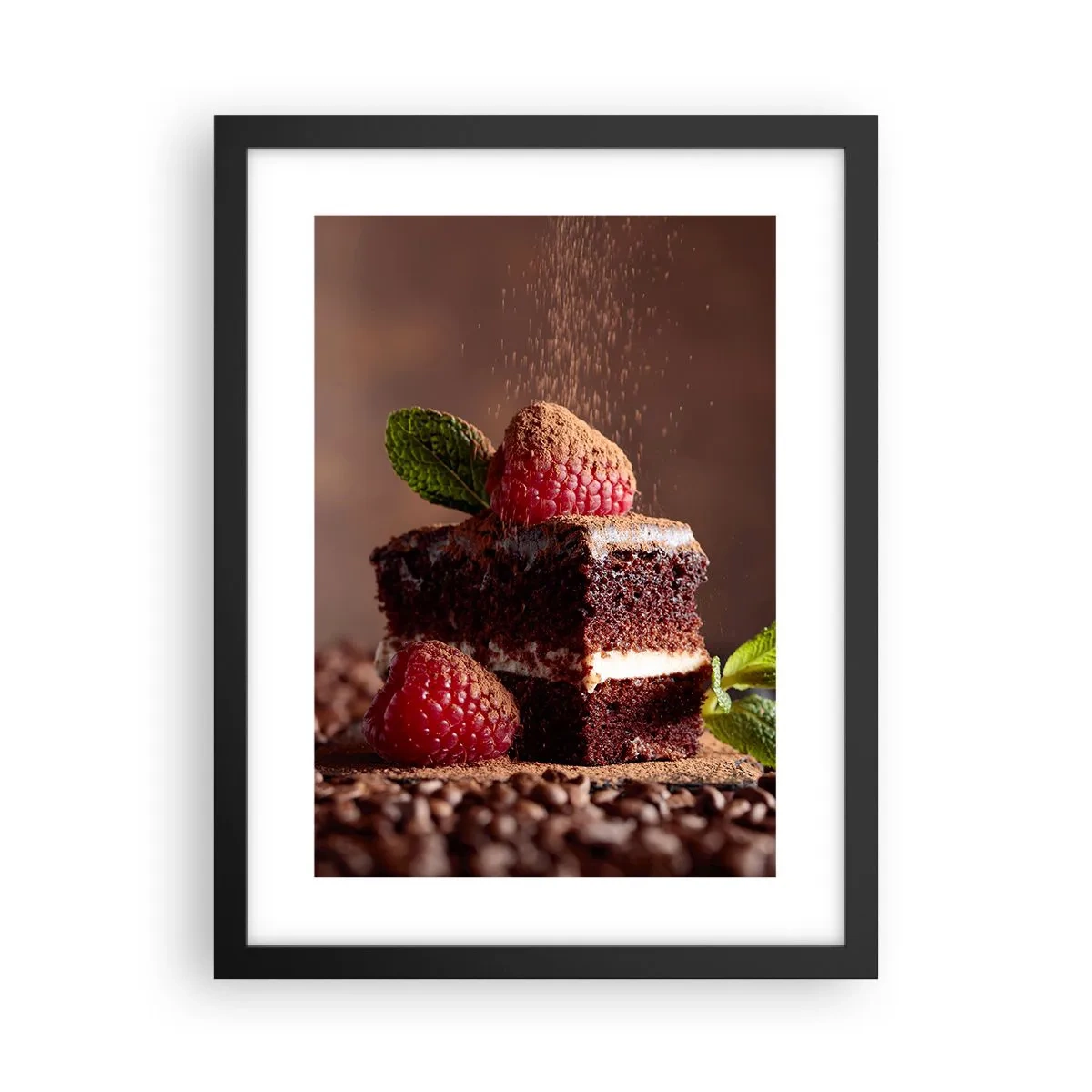 Poster in cornice nera - La vita è dolce - 30x40 cm