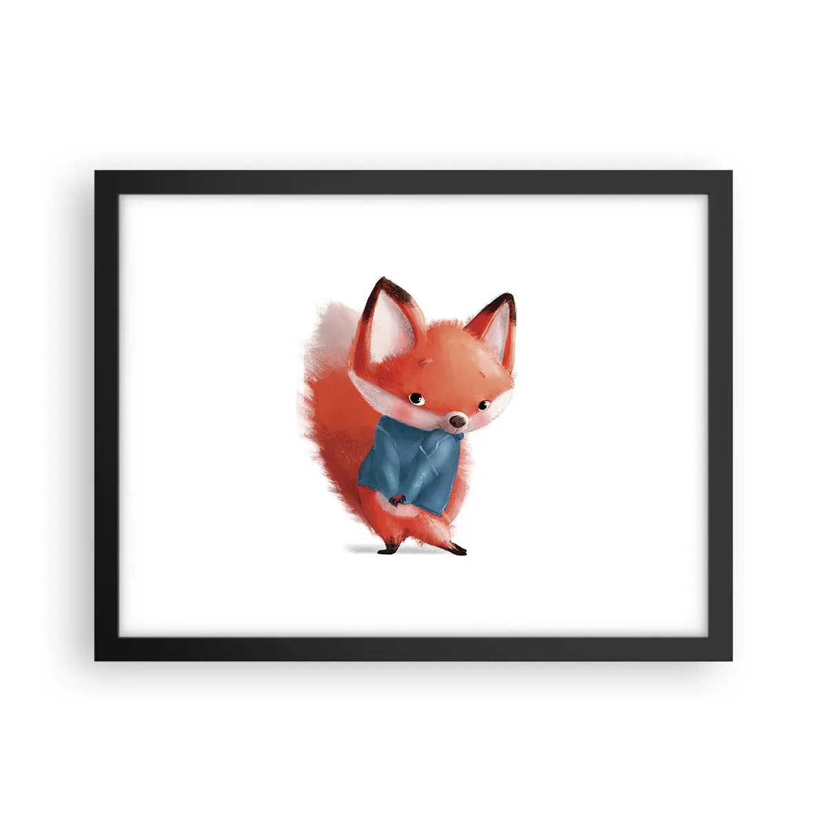 Poster in cornice nera - Ci sto bene? - 40x30 cm