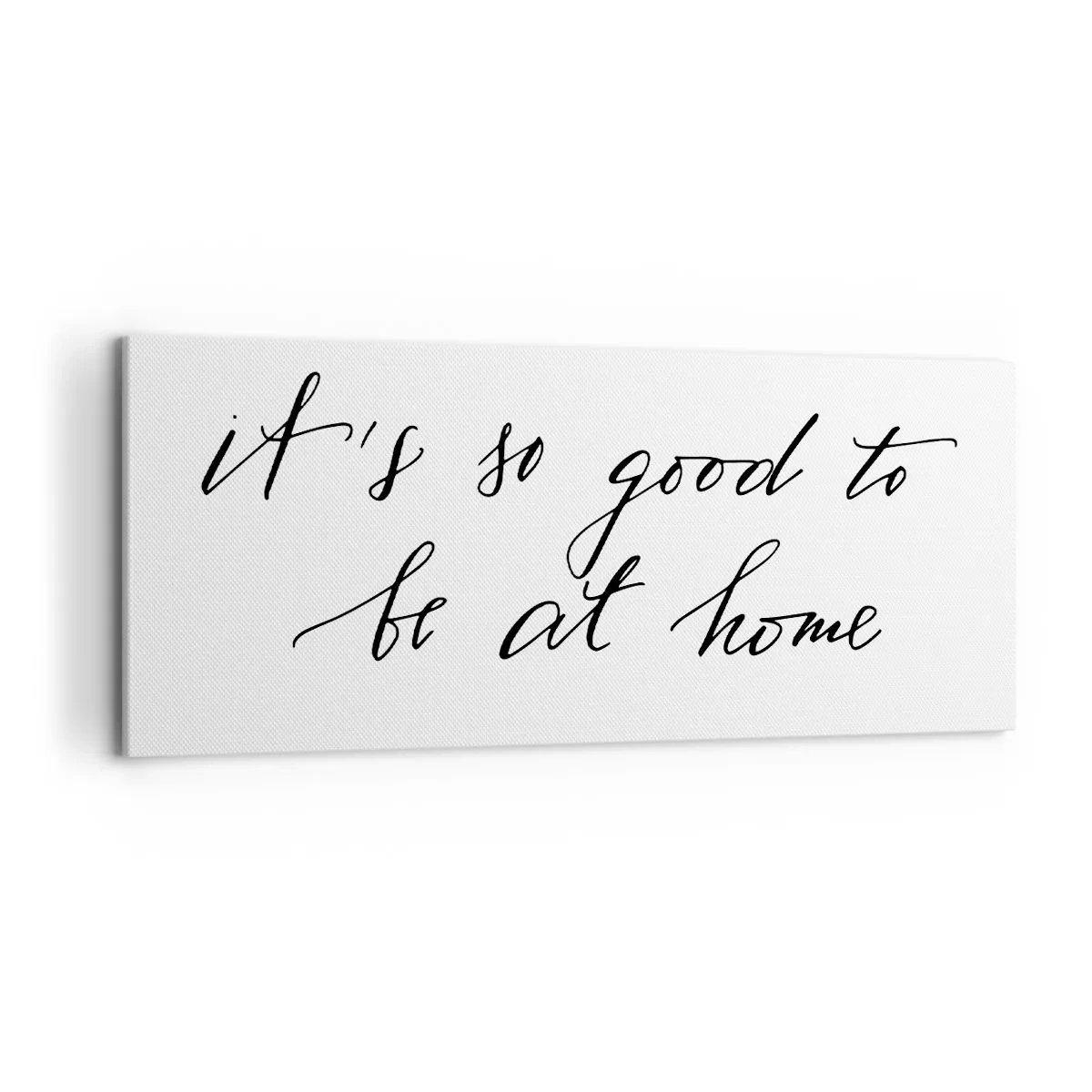 Quadro su tela - Stampe su Tela - Lettering in stile calligrafico su sfondo bianco - 120x50cm - Tutta la verità - Decorazione murale moderna per soggiorno e camera da letto ARTTOR