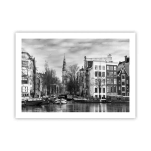 Poster - Atmosfera di Amsterdam - 70x50 cm