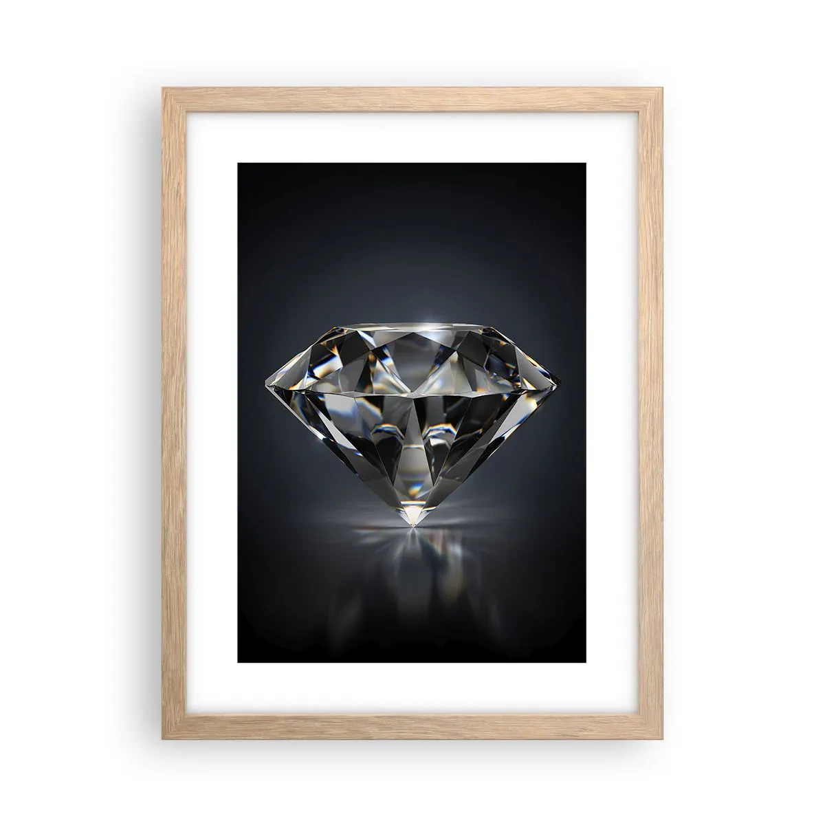 Poster in cornice rovere chiaro - Best girls friend - 30x40 cm