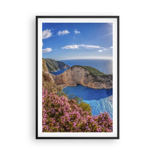 Poster in cornice nera - Le mie grosse vacanze greche - 61x91 cm