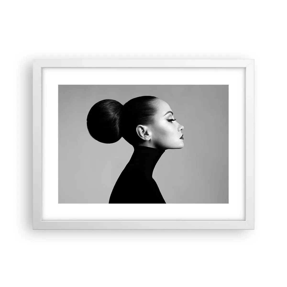 Poster in cornice bianca - La Nefertiti di oggi - 40x30 cm
