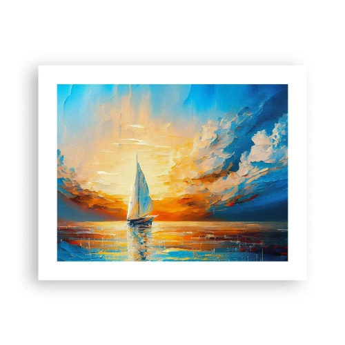 Poster - Navigando nell'oro - 50x40 cm