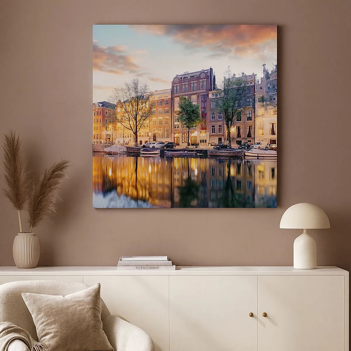 Quadro su tela - Stampe su Tela - Bellezza olandese riservata e tranquilla - 30x30 cm