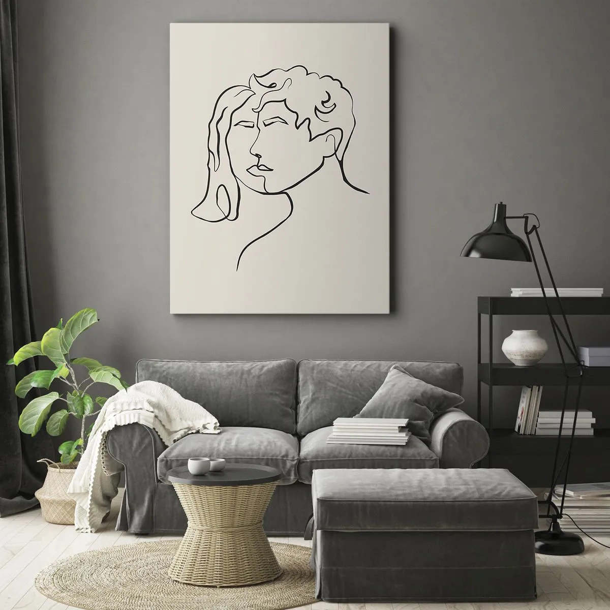 Quadro su tela - Stampe su Tela - E divennero una cosa sola - 80x120 cm