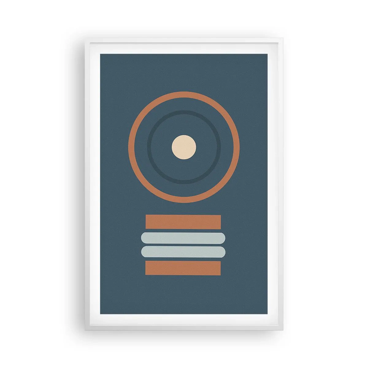 Poster in cornice bianca - L'essenza delle cose - 61x91 cm