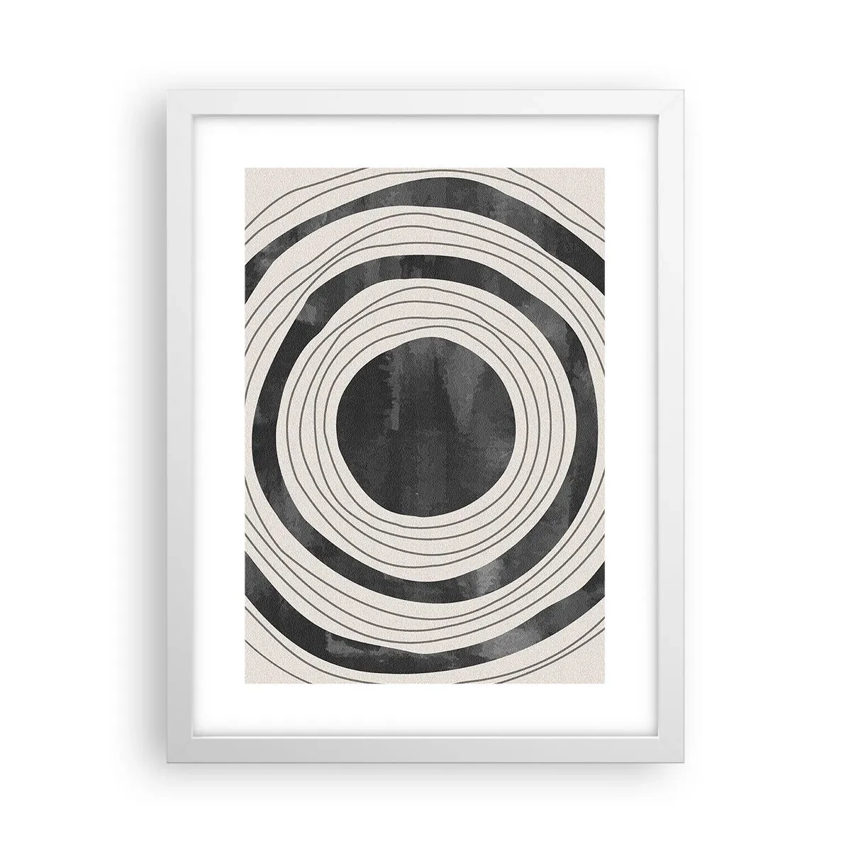 Poster in cornice bianca - Proprio al centro - 30x40 cm