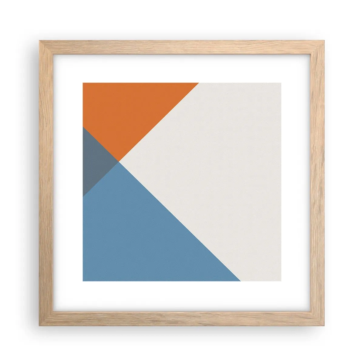 Poster in cornice rovere chiaro - Ad angolo... - 30x30 cm