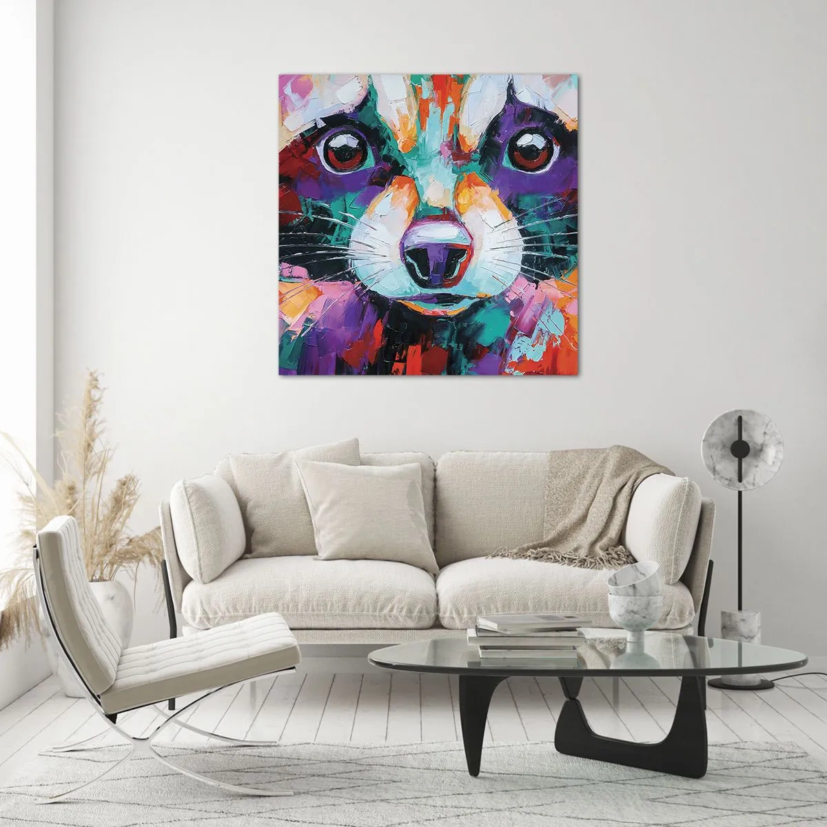 Quadro su vetro - Solo buone emozioni - 70x70 cm