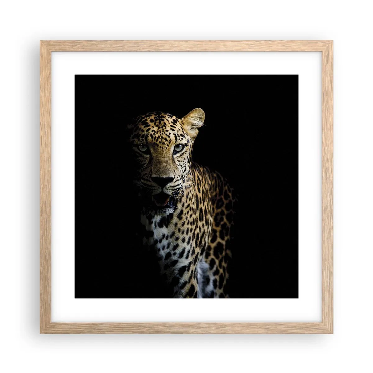 Poster in cornice rovere chiaro - Bellezza tenebrosa - 40x40 cm