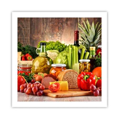 Poster - Affumicati, arrostiti, marinati - 60x60 cm