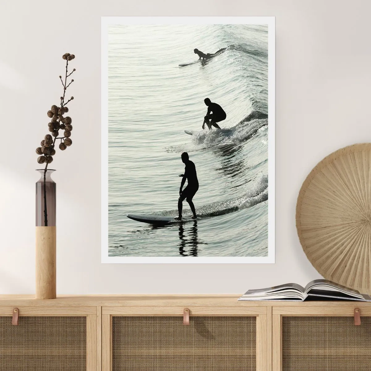 Poster - Onde all'incontro - 30x40 cm