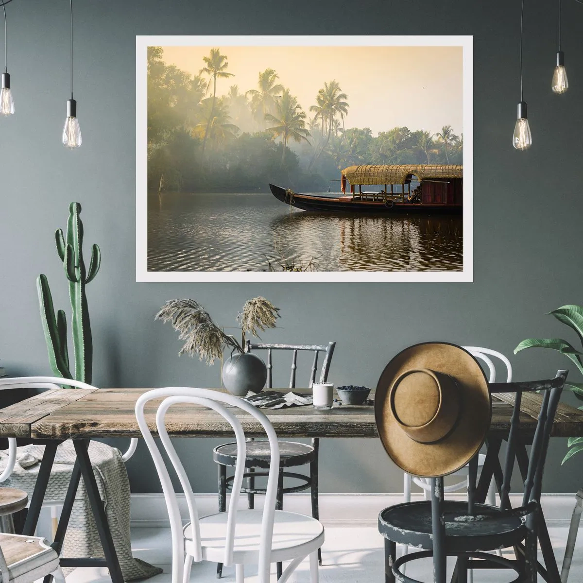 Poster - Casa sul fiume - 70x50 cm