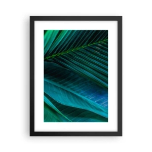 Poster in cornice nera - Anatomia del verde - 30x40 cm
