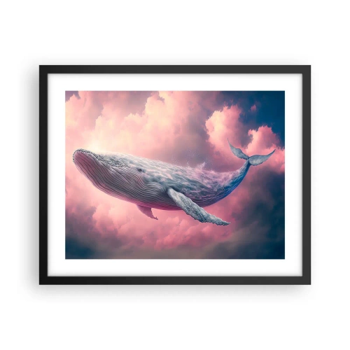 Poster in cornice nera - Strofinati gli occhi - 50x40 cm