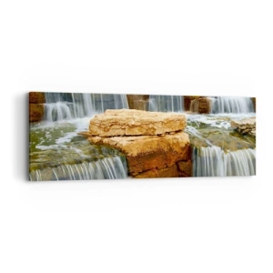 Quadro su tela - Stampe su Tela - La scala verso il cielo - 90x30 cm