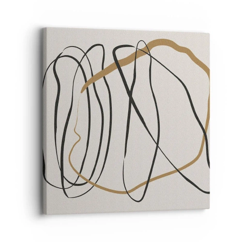 Quadro su tela - Stampe su Tela - Composizione: danza intricata - 30x30 cm
