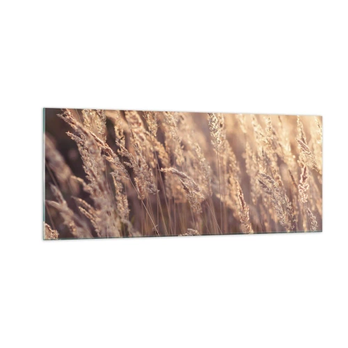 Quadro su vetro - Pronti a salutare l'autunno - 100x40 cm