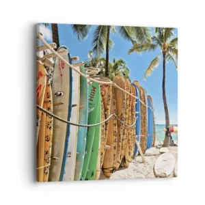 Quadro su tela - Stampe su Tela - Divertimento sotto il sole - 40x40 cm