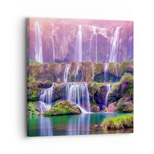 Quadro su tela - Stampe su Tela - La scala verso il cielo - 30x30 cm