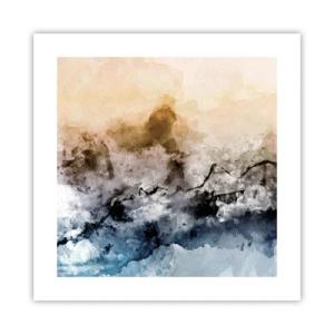 Poster - Immersi in una nuvola di nebbia - 40x40 cm