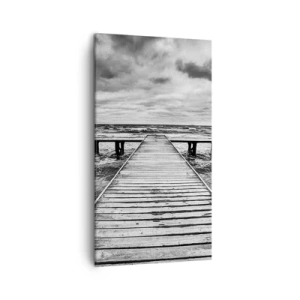 Quadro su tela - Stampe su Tela - Aspetto che il vento le scacci via... - 45x80 cm