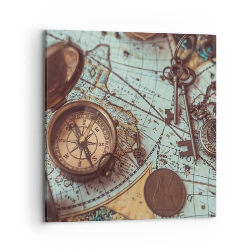 Quadro su tela - Stampe su Tela - Per il cercatore di avventure - 70x70 cm