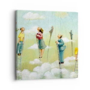 Quadro su tela - Stampe su Tela - Seguendo i propri sogni - 30x30 cm