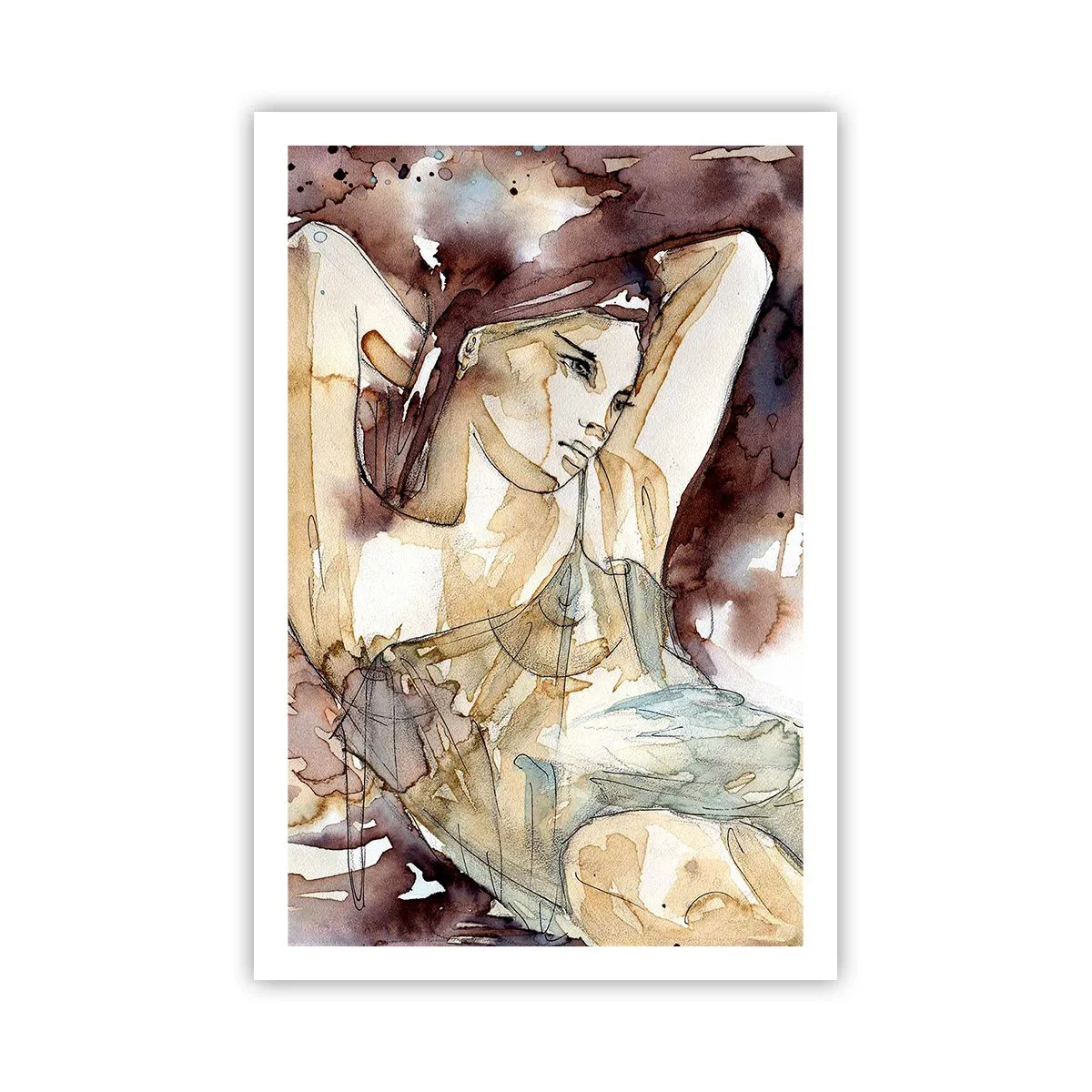 Poster - Di umore lilla - 61x91 cm