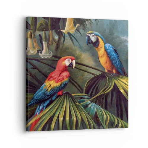 Quadro su tela - Stampe su Tela - Romanticità ai tropici - 30x30 cm