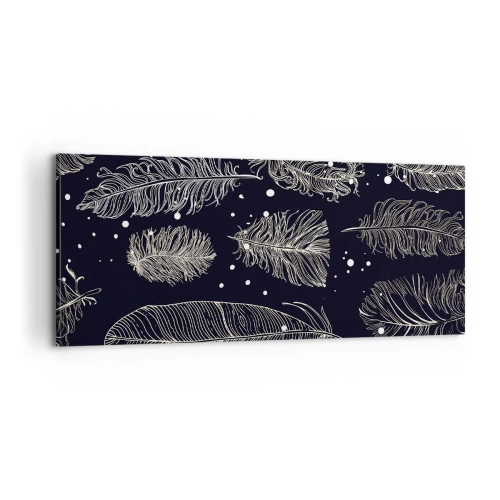 Quadro su tela - Stampe su Tela - Pizzo piumato - 100x40 cm