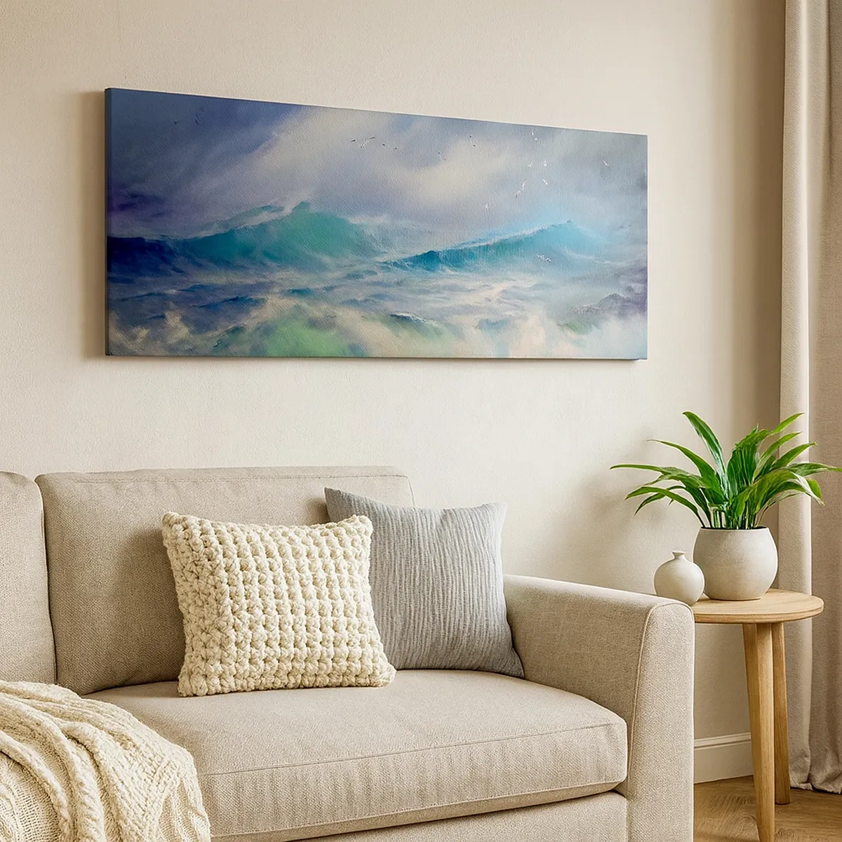 Quadro su tela - Stampe su Tela - Il turbine ululò di trionfo... - 30x30 cm