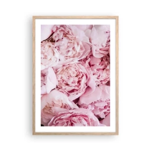 Poster in cornice rovere chiaro - Morbide e profumate - 50x70 cm