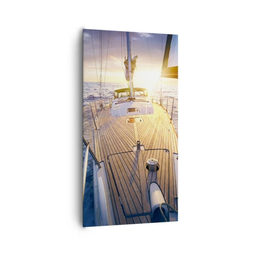 Quadro su tela - Stampe su Tela - Correndo sulle onde - 65x120 cm
